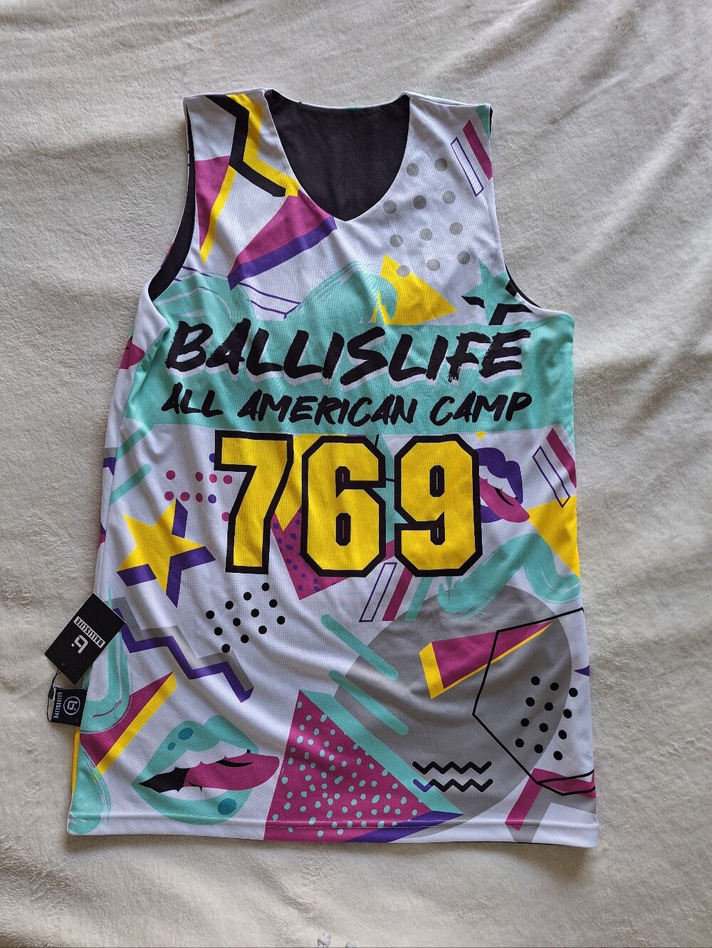 NWT Ballislife All American Camp Reversible Basketball Jersey #769 Men's XL Rare
